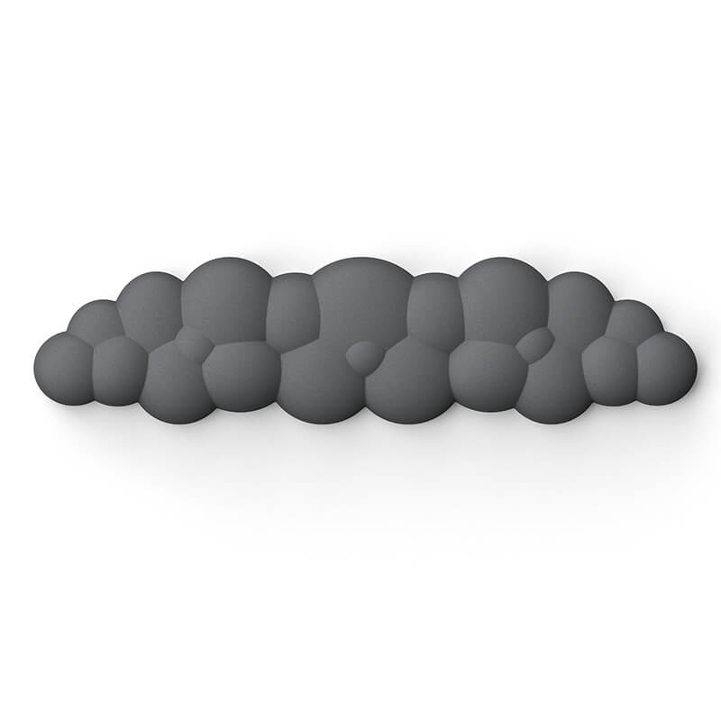 ergonomic grey cloud shaped keyboard wrist rest pad roomtery
