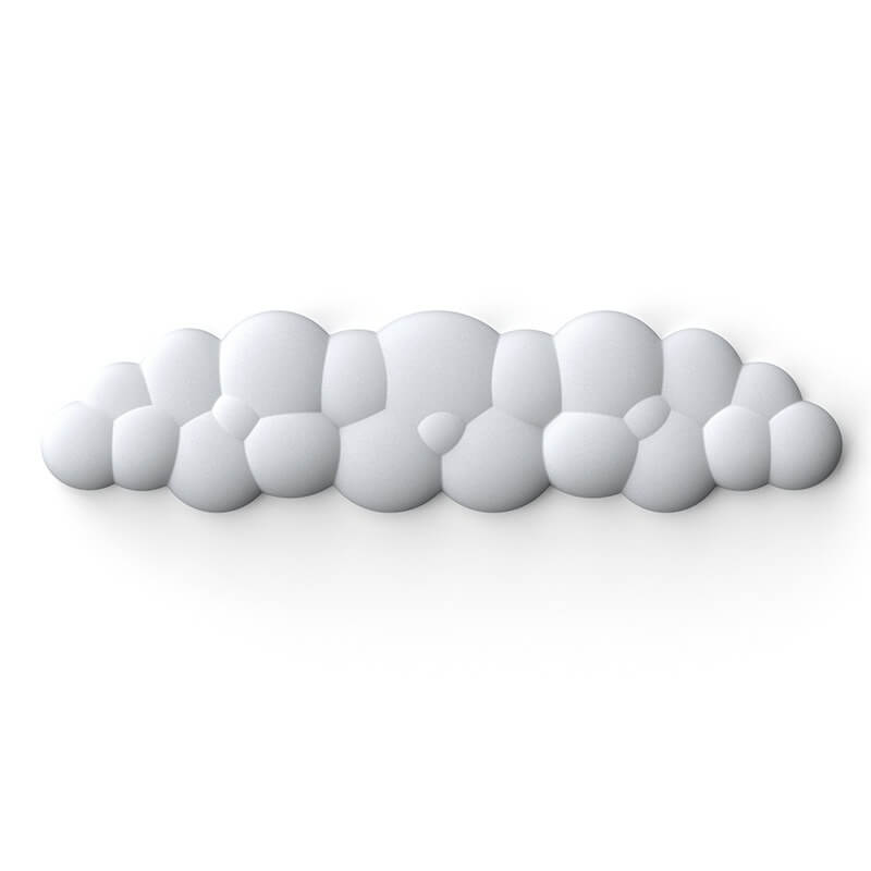 ergonomic white cloud shaped keyboard wrist rest pad roomtery
