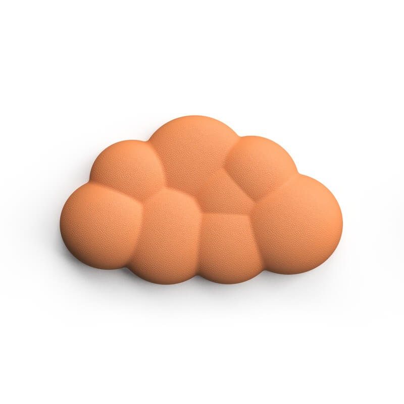 ergonomic orange cloud shaped keyboard wrist rest pad roomtery