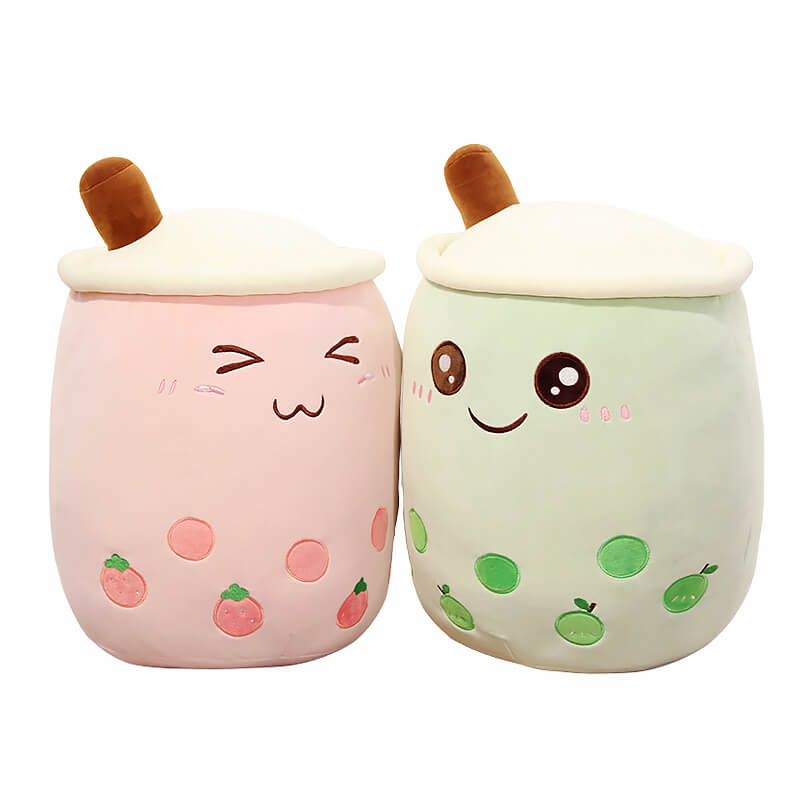 cute green matcha bubble tea kawaii plush toy roomtery