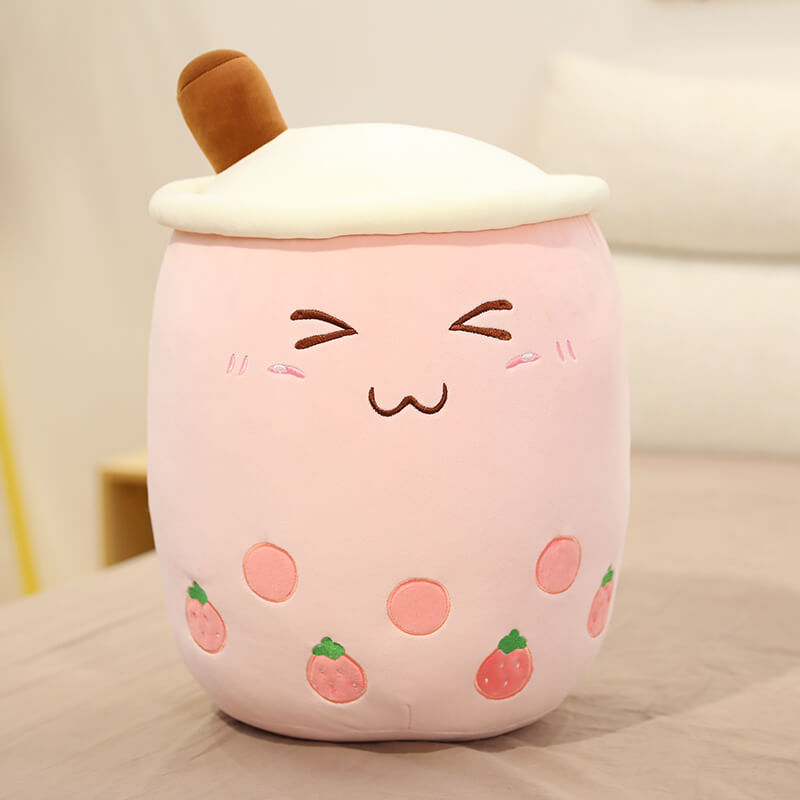 cute green matcha bubble tea kawaii plush toy roomtery