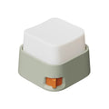 Rechargeable keyboard key-shaped LED night light with a soft warm glow, oversized mechanical keycap design, and tactile press switch for desks and bedside tables.
