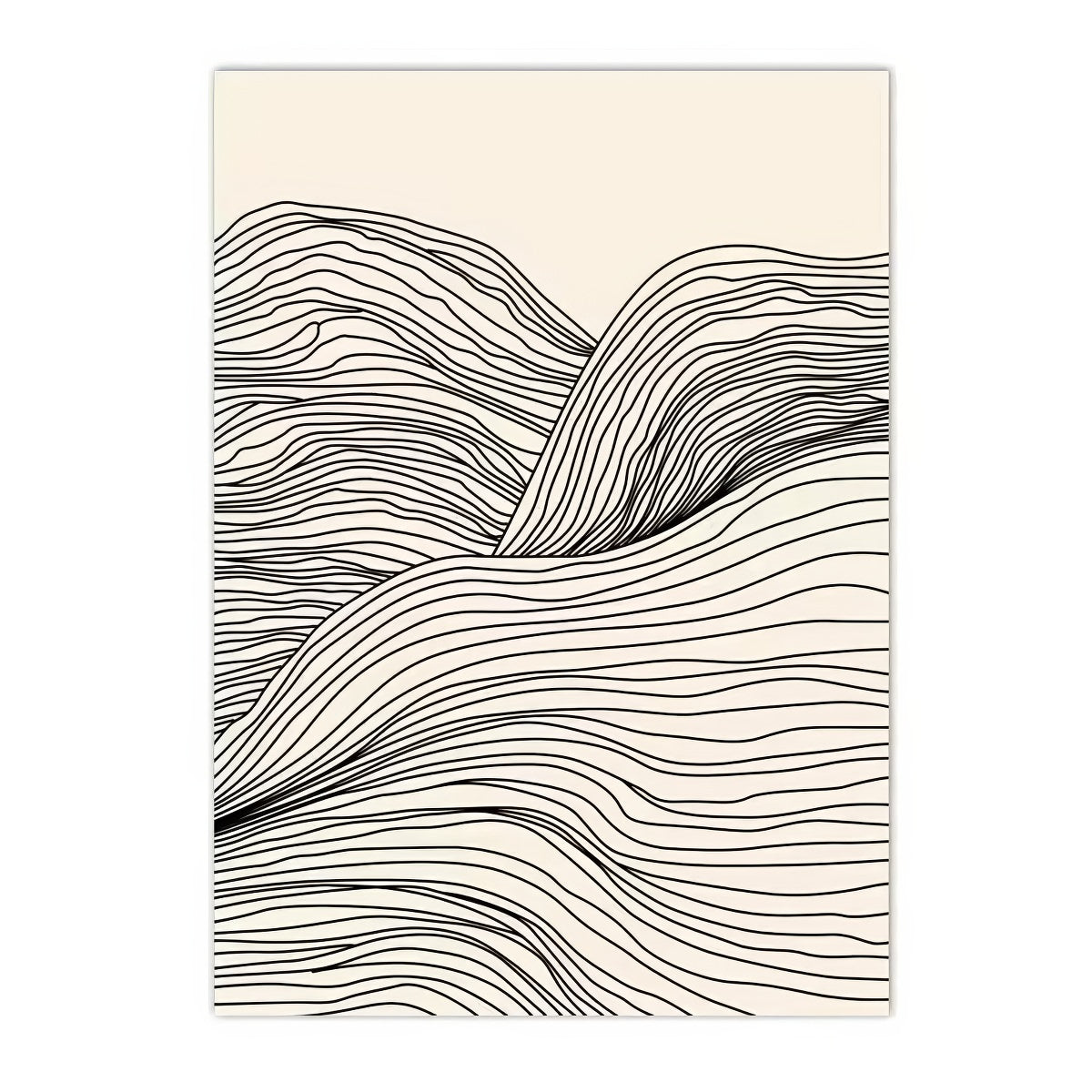 light beige boho aesthetic gallery wall art canvas posters