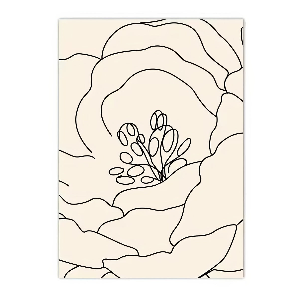light beige boho aesthetic gallery wall art canvas posters
