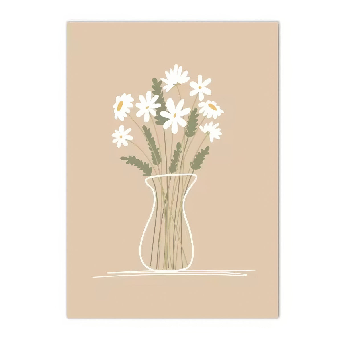 light beige boho aesthetic gallery wall art canvas posters