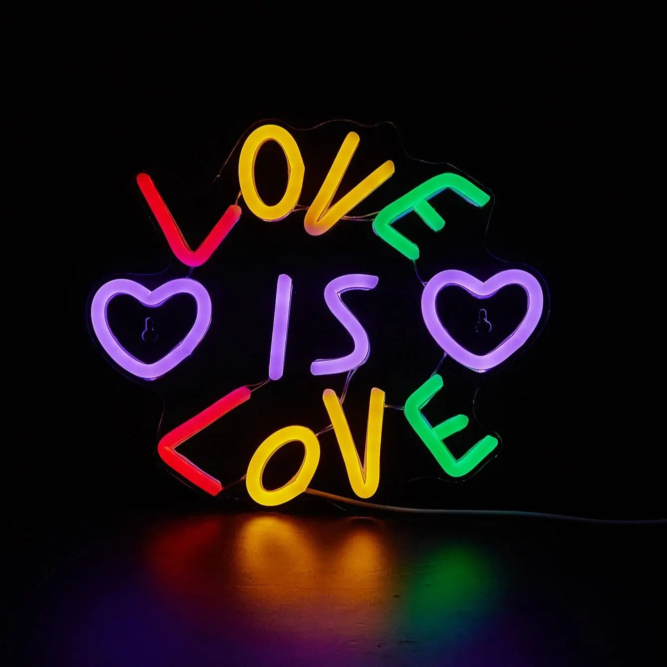 love is love led neon sign pride core aesthetic wall neon decor sign