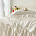 bold lush ruffles duvet cover bedding set coquette aesthetic room decor roomtery