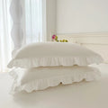 bold lush ruffles duvet cover bedding set coquette aesthetic room decor roomtery