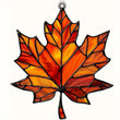 Stained Glass Maple Leaf Suncatcher