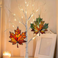 Stained Glass Maple Leaf Suncatcher