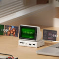 Retro Mini PC Monitor USB-C Hub