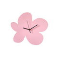 flower petals shaped minimalist aesthetic acrylic wall clock