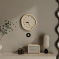 modern minimalist irregular plate wallclock