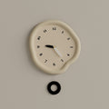 modern minimalist irregular plate wallclock