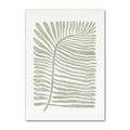 monstera leaf painting sage green aesthetic gallery wall art canvas poster roomtery