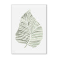 monstera leaf painting sage green aesthetic gallery wall art canvas poster roomtery