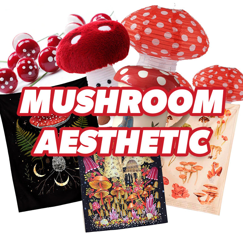 mushroom aesthetic room decor roomtery