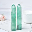 Green Fluorite Crystal Tower