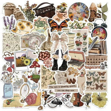vintage cottagecore aesthetic aesthetic sticker pack 