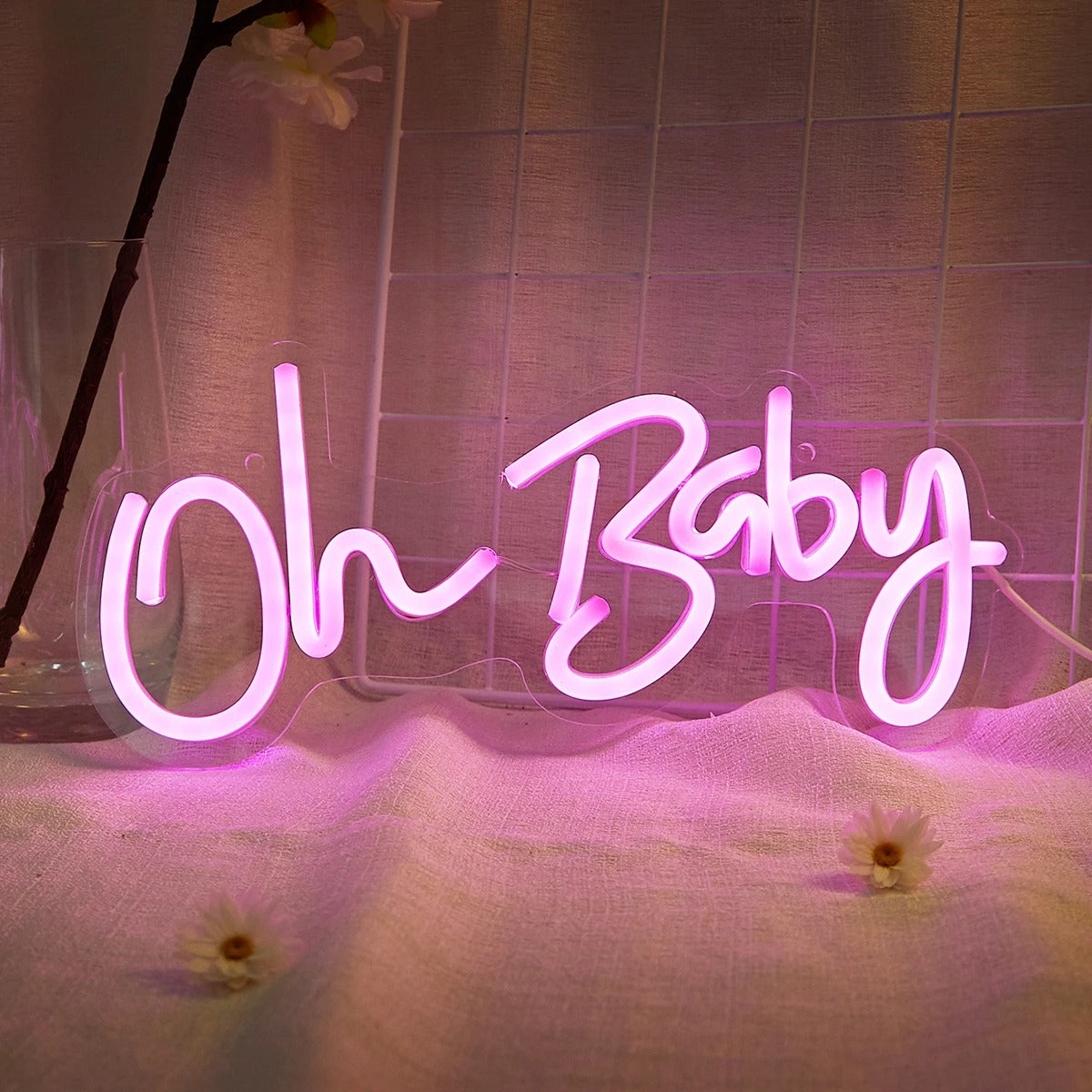 cute preppy aesthetic wall hanging neon led sign roomtery aesthetic room decor