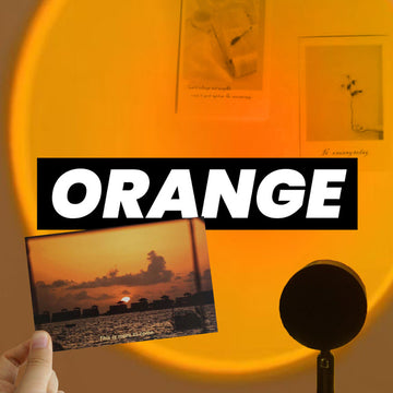 orange color themed aesthetic room decor roomtery