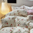 Pastel Tulip Flower Print Bedding Set