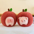 piglet in a peach cute kawaii aesthetic plush toy set