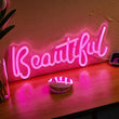 Pink Beautiful LED Neon Sign
