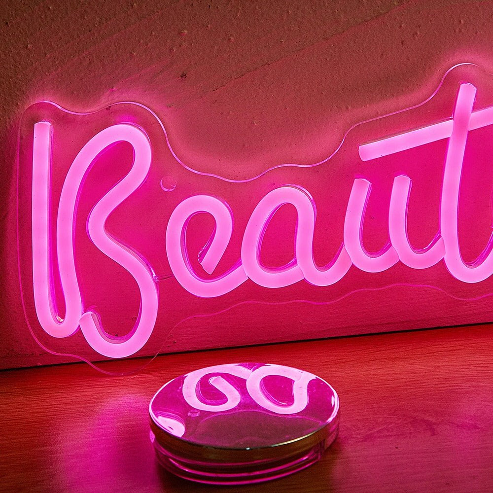 Pink Beautiful LED Neon Sign - Shop Online on roomtery