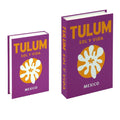 tulum bright preppy aesthetic cities print fake book storage box roomtery