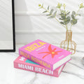 bright preppy aesthetic cities print fake book storage box roomtery