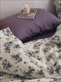 vintage plum tree print aesthetic bedding duvet cover set room decor roomtery