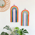 rainbow wall hanging hairpin storage