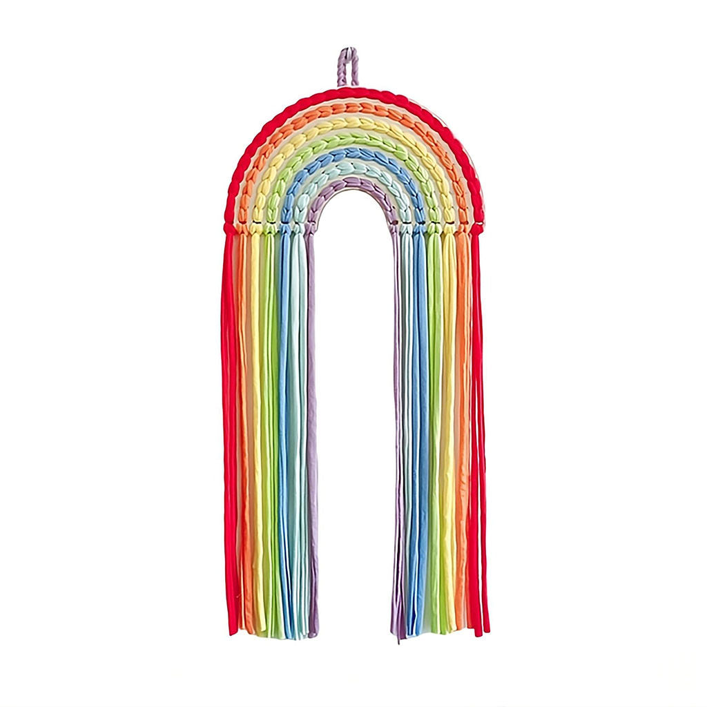 rainbow wall hanging hairpin storage