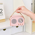 retro radio round shape vintage bluetooth speaker roomtery