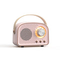 retro radio round shape vintage bluetooth speaker roomtery