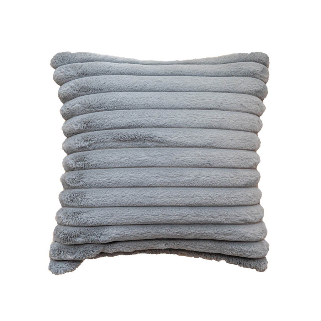 ribbed velvet fluffy throw pillow cover