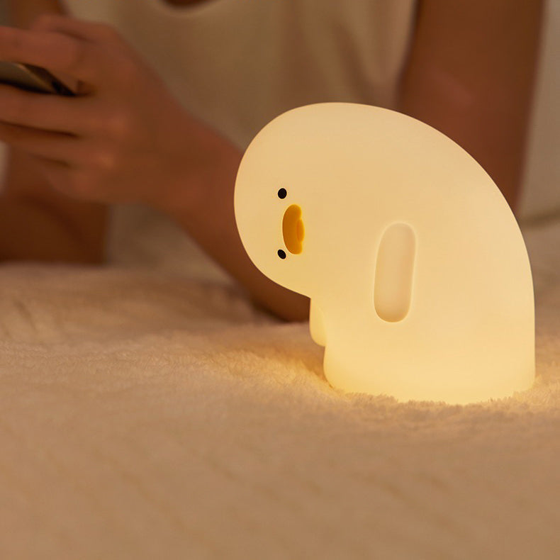 sad gloomy duck bedside night light lamp roomtery