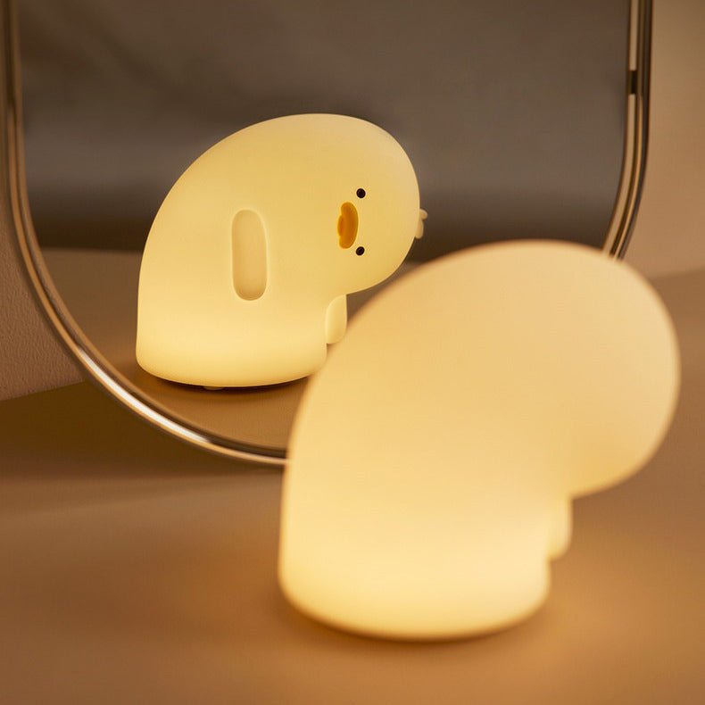 sad gloomy duck bedside night light lamp roomtery