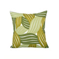 sage green embroidery throw pillow cover