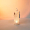 coquette aesthetic shiny candle led night light 