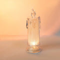 coquette aesthetic shiny candle led night light 