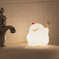 cute shy chicken shaped kawaii aesthetic night light roomtery