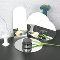 simple shape plain acrylic round mirror roomtery