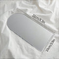 simple shape plain acrylic round mirror roomtery