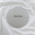 simple shape plain acrylic round mirror roomtery