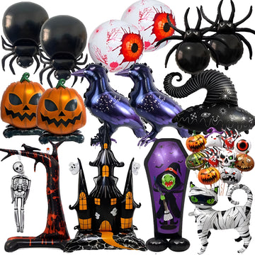 Spooky Halloween Foil Balloons Collection