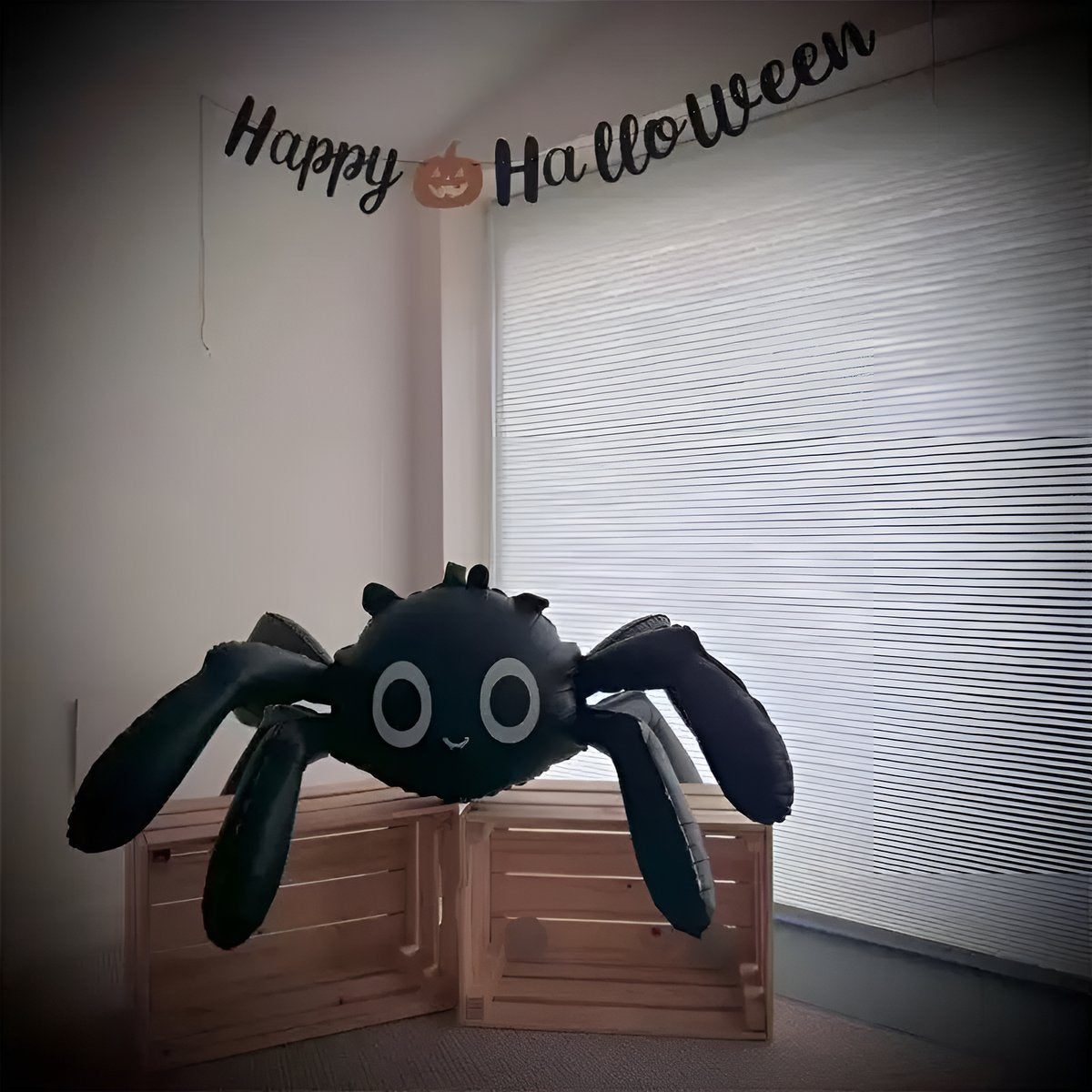 Giant Standing 3D Spider Halloween Foil Balloon