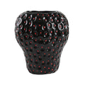 strawberry textured ceramic vase