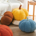 terry pumpkin decorative fall aesthetic throw pillow cushion 